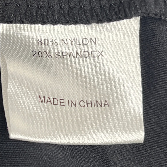 🖤 White Fox Black Fitted Logo Tee – Stretch Nylon Blend -Simple. Sleek. - Picture 3 of 7